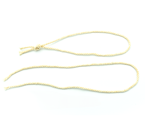 Cordini per etichette in cotone color naturale