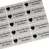 Adesivi personalizzati in argento