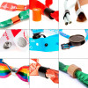 Braccialetti per festival con RFID e slider rigido in PVC.