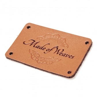 Etichette in pelle personalizzate