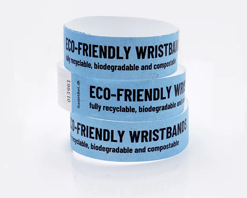 Braccialetti di carta biodegradabili