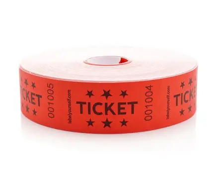 Biglietti ingresso numerati