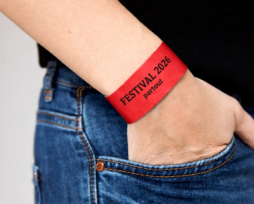 braccialetti per eventi in carta