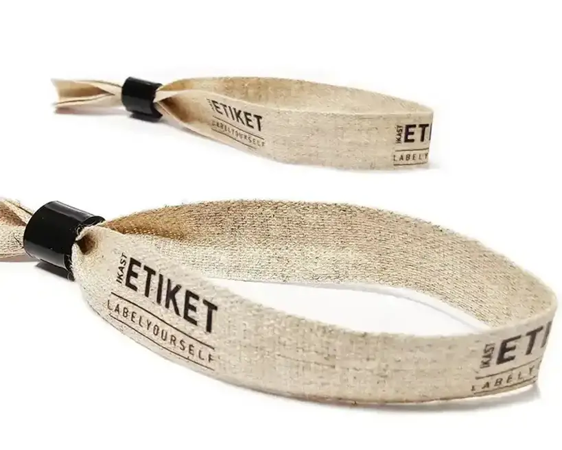 Braccialetti per festival in lino