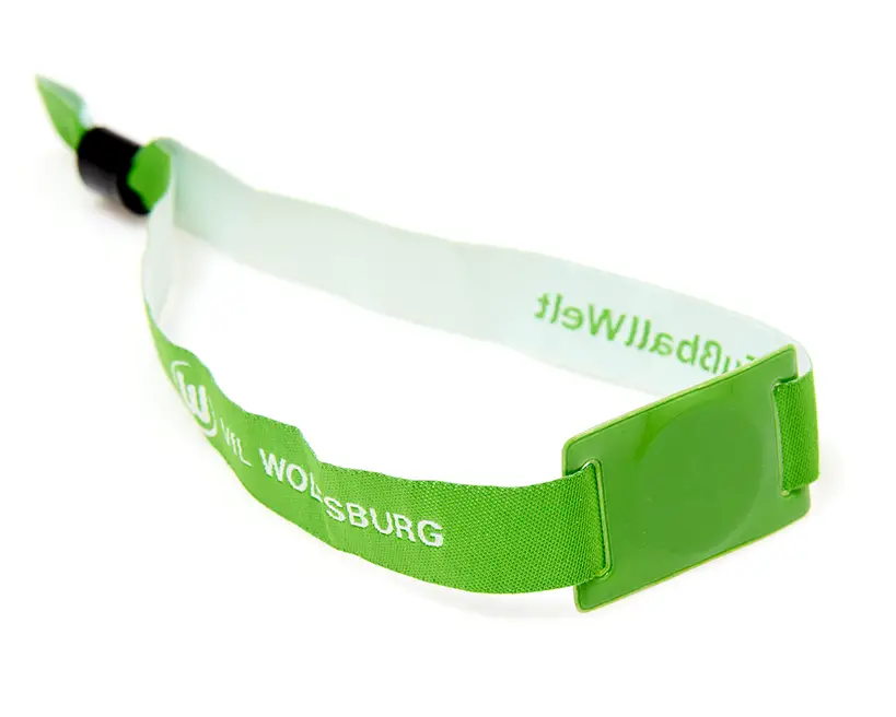 Braccialetti per festival con RFID e slider soffice in PVC