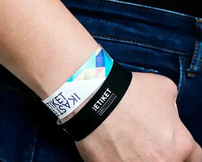 Braccialetti tyvek Stampa full color