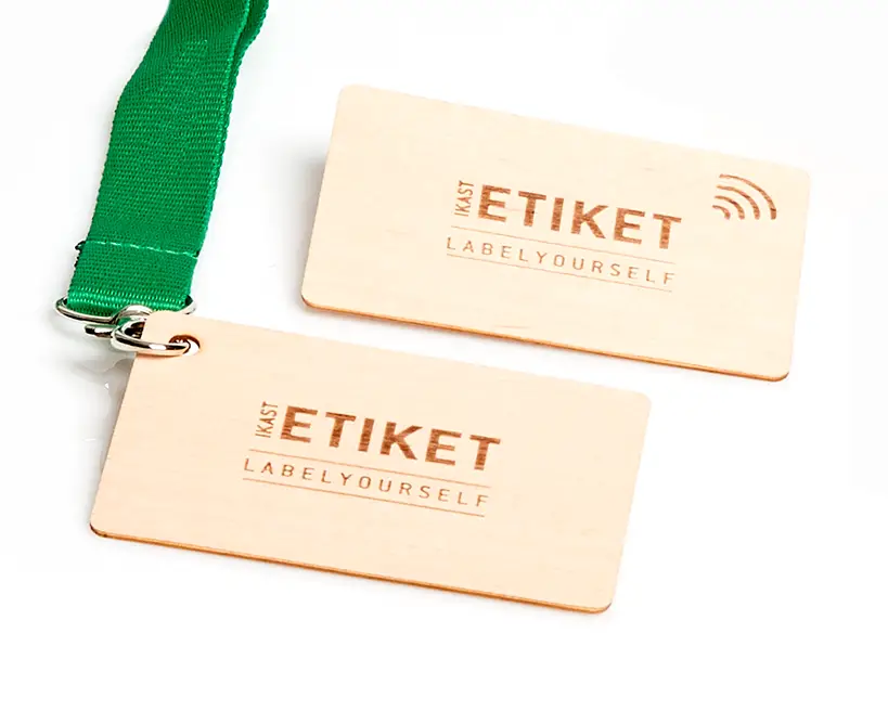 Scheda per controllo accessi RFID in legno