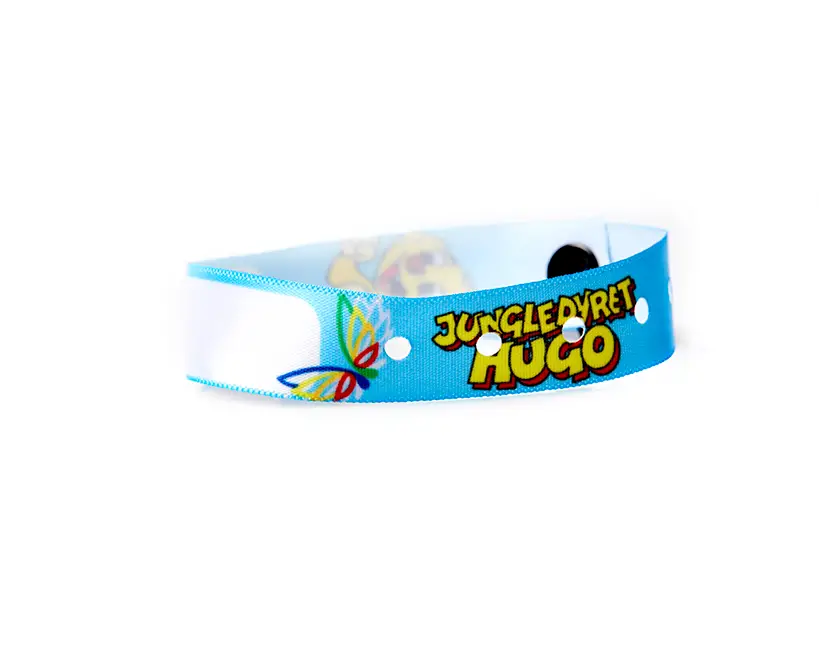 Braccialetti in tessuto satinato con stampa