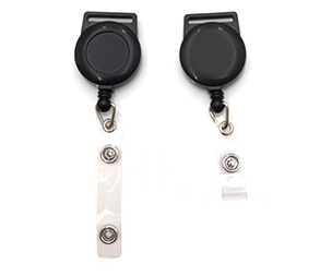 Yoyo nero con clip in vinile