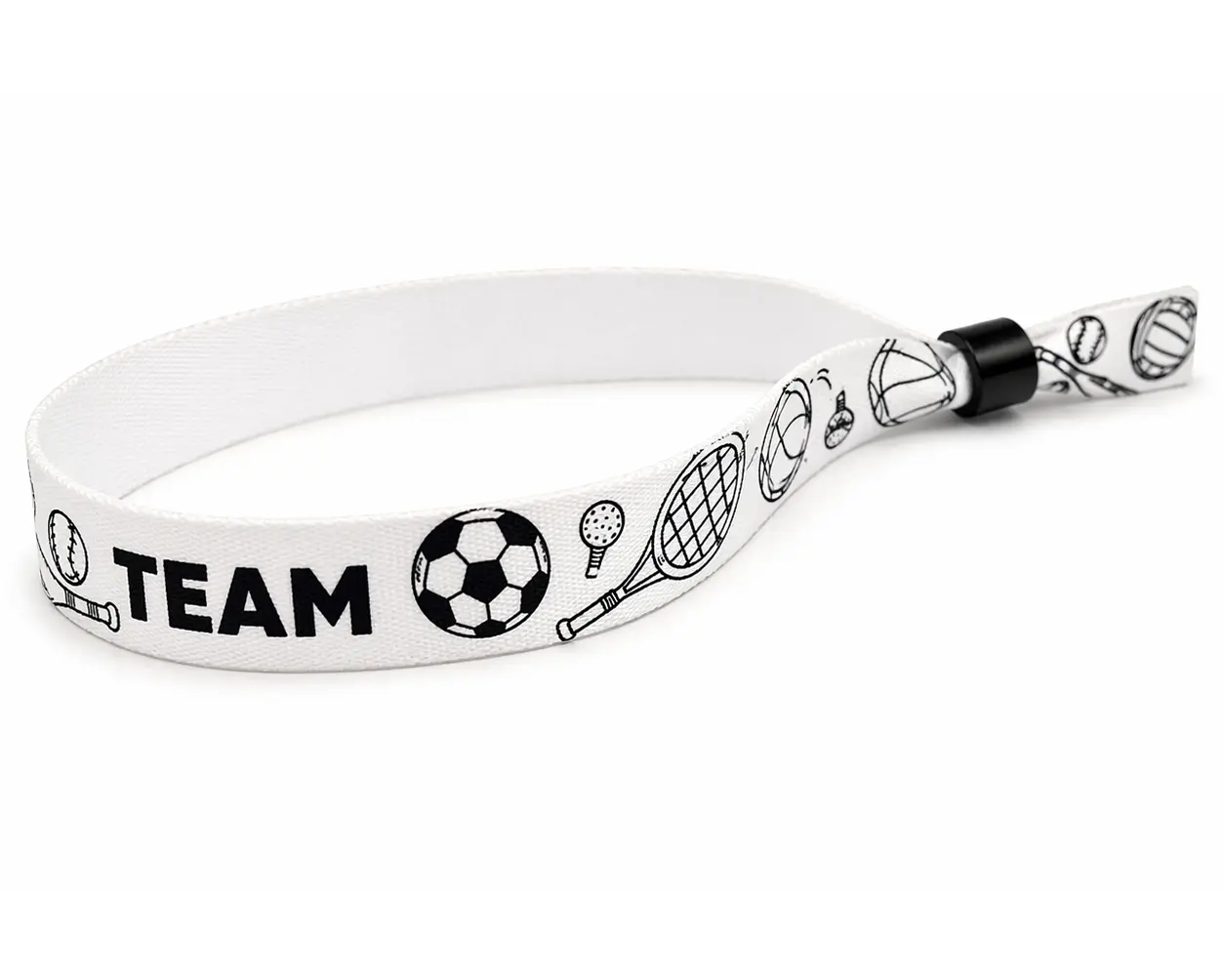 Braccialetti in tessuto per eventi per eventi sportivi