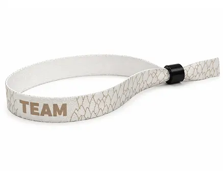 Braccialetti in tessuto per eventi a fantasia